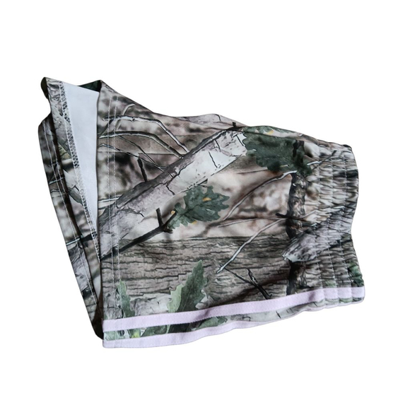 Edikted Nikki Nylon Camo 3- Stripe Shorts - Picture 9 of 11